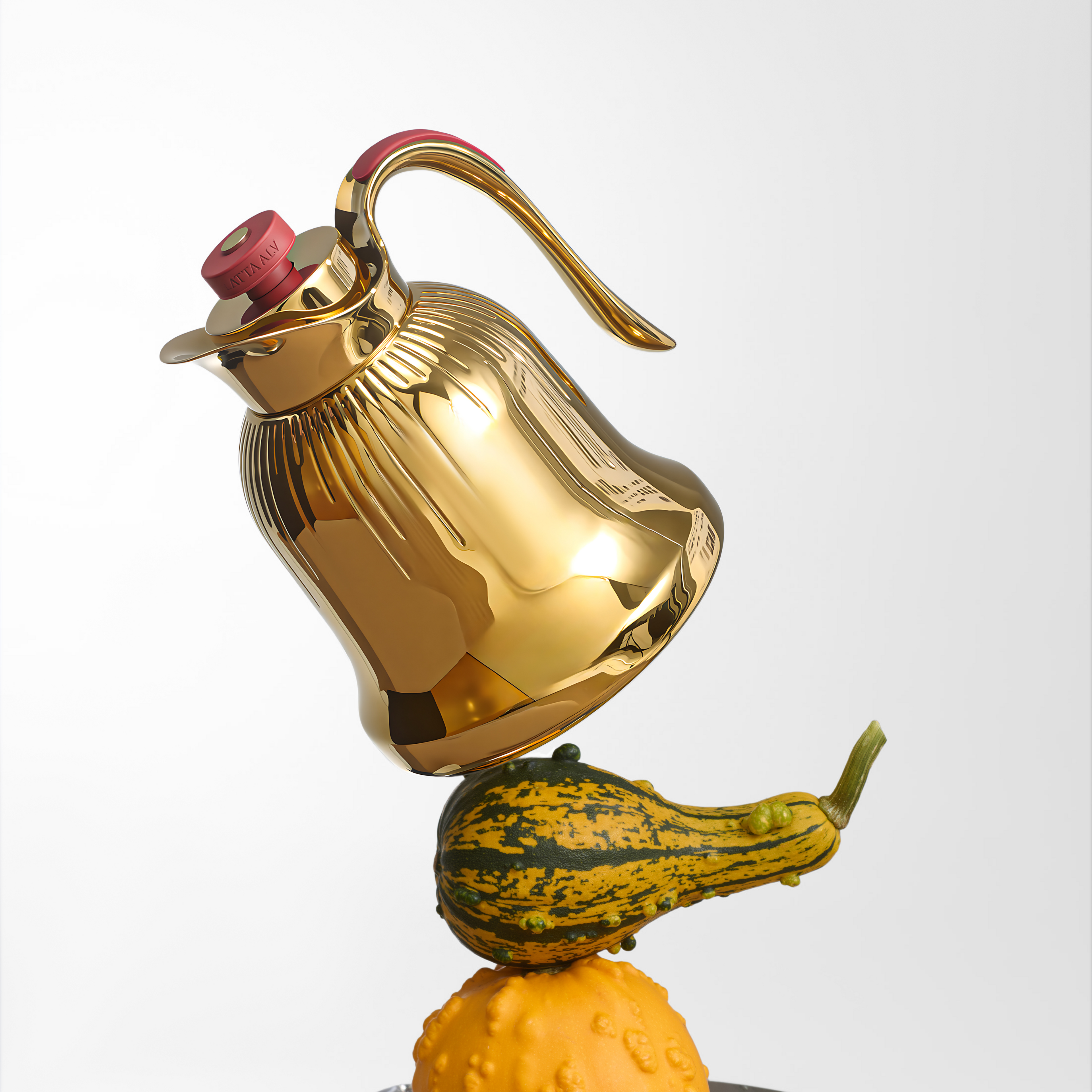 LATTA ALV Golden Luxury Bell thermos flask No.1